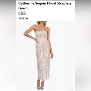 HELSI Catherine off white/nude size small (fits like a medium)NEW WITH TAG